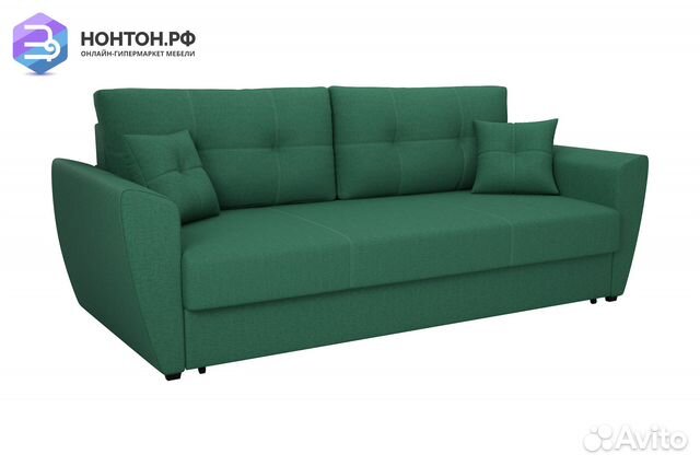 Диван выкатной Фортуна New темно-зеленый