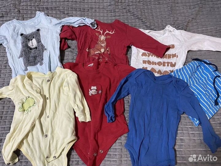 Вещи пакетом на мальчика 62-74