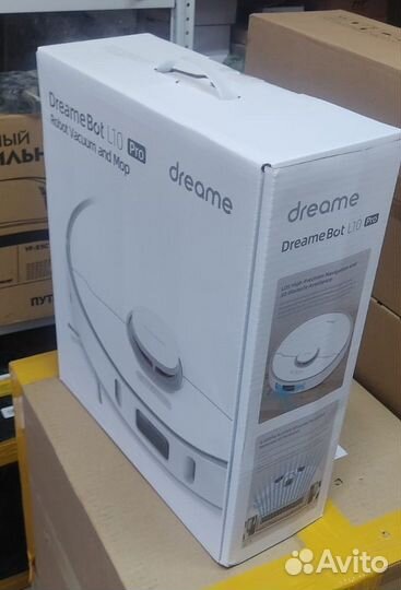 Робот-пылесос Dreame L10 Pro белый/черный новый