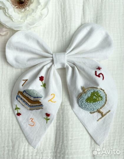 Бантики ручной работы,бантик школьный