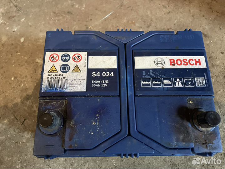 Аккумулятор bosch S4 024 60Ah 540A