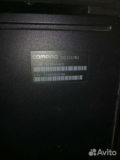 Системный блок нр Compaq