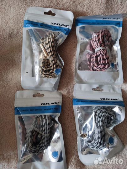 USB microUSB Кабель 2 метра разных цветов