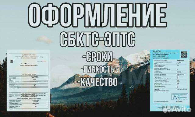 Оформление сбктс, эптс, нами. Без прсредников