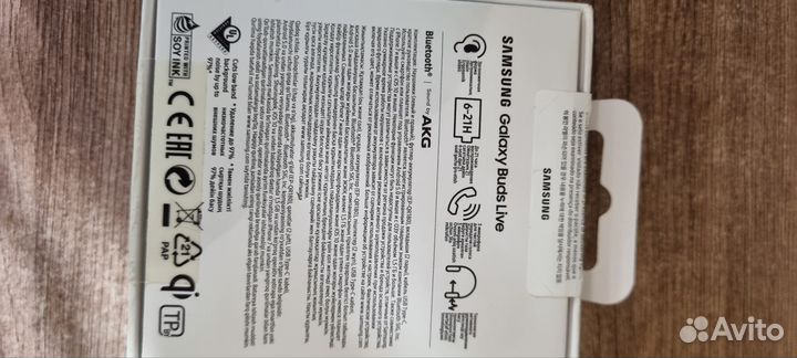 Наушники tws Samsung galaxy buds live