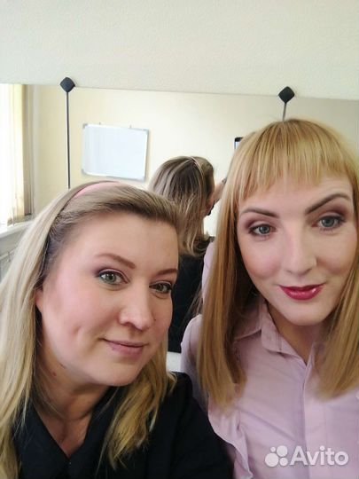 Макияж и локоны