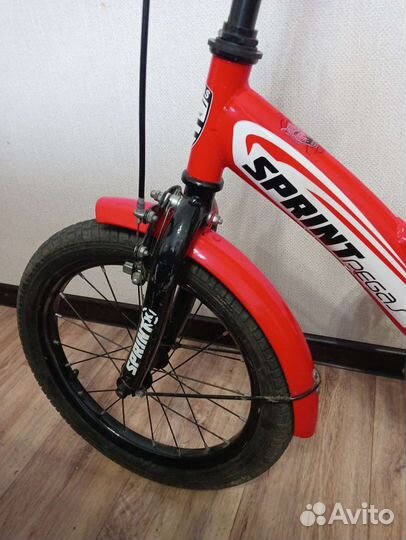 Детский велосипед 16 pegas красный