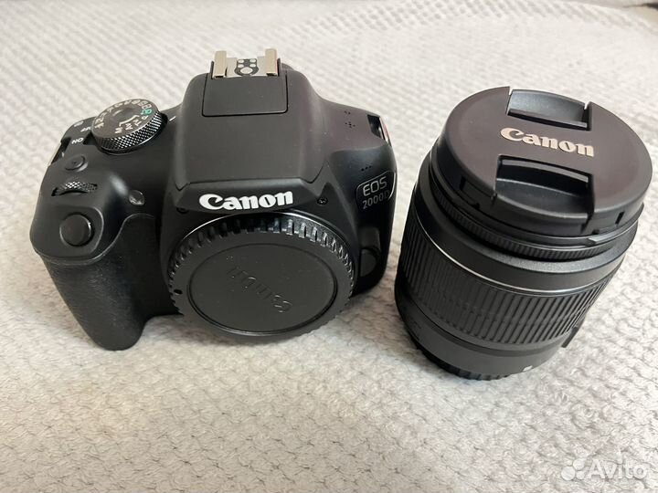 Зеркальный фотоаппарат canon eos 2000d