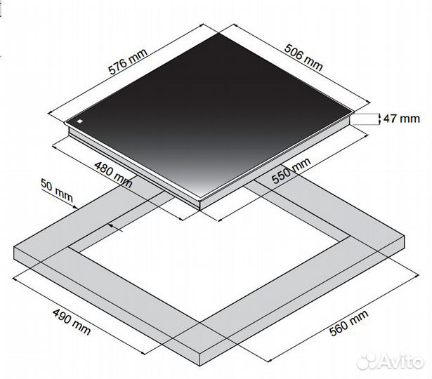 Индукционная панель Zigmund & Shtain CIS 321.60 BX