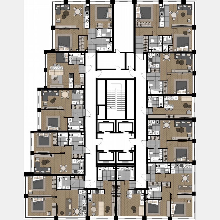 3-к. квартира, 55 м², 8/25 эт.