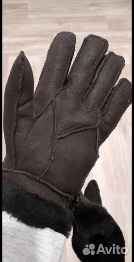 Перчатки женские кожаные новые