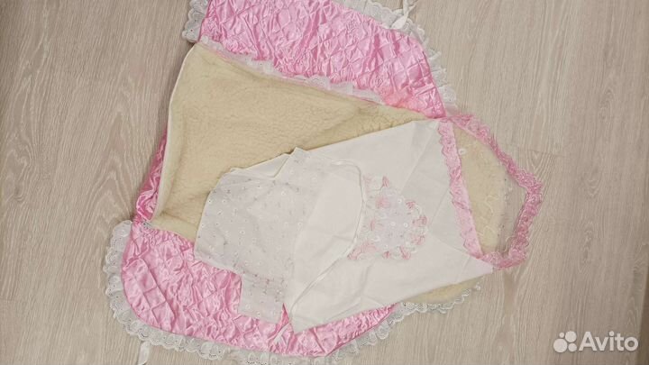 Конверт на выписку для девочки зима