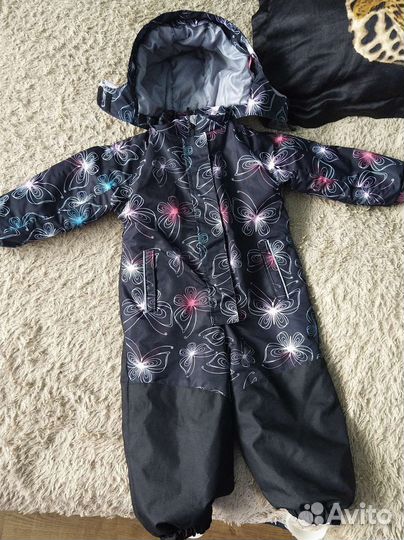 Зимний комбинезон для девочки 98