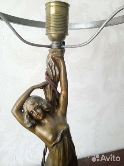 Лампа настольная Зеленый плафон