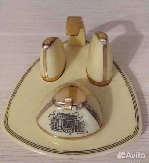 Чайники, кружки, СССР, подстаканник ГДР набор Рига