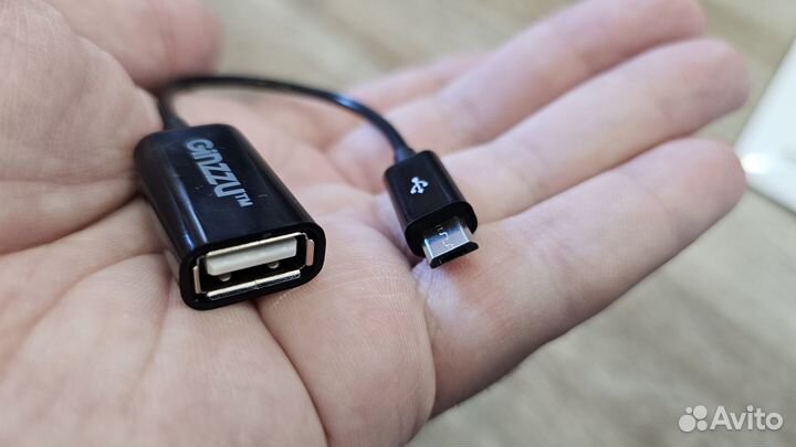 Кабель Ginzzu (дата-кабель microUSB-USB OTG)