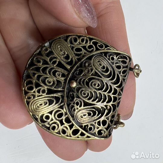 RRR кулон подвеска сумочка кошелёк скань (сзр)