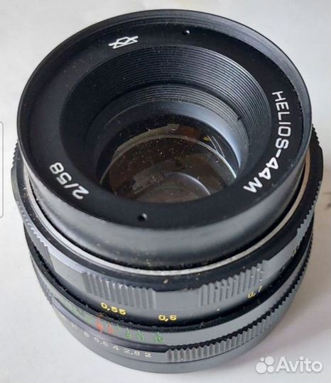 Объектив Helios-44M 2/58 с Фотоаппаратом Zenit TTL