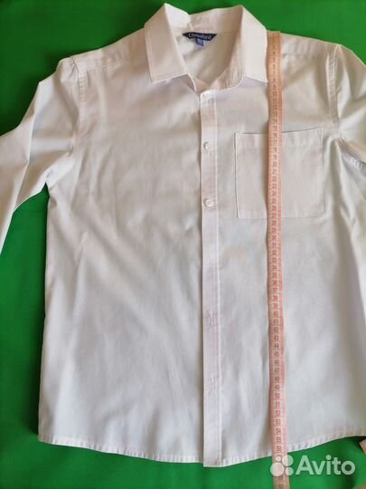 Рубашка белая для мальчика р. 152