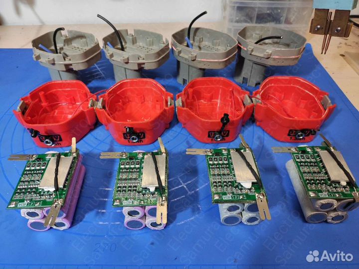 Ремонт батарей шуруповертов