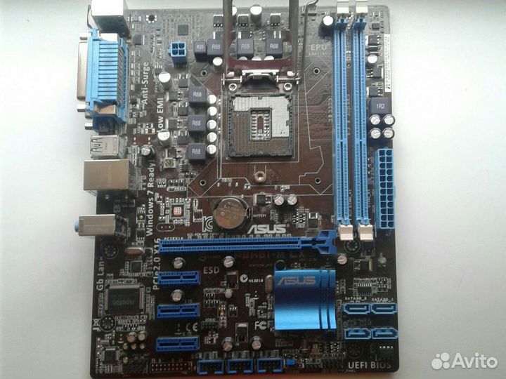Материнская плата 1155 asus p8h61-m lx