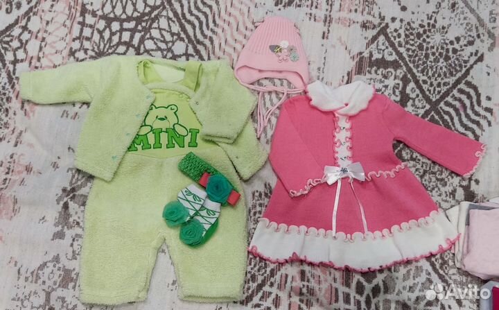Детские вещи пакетом для девочек 56 -74