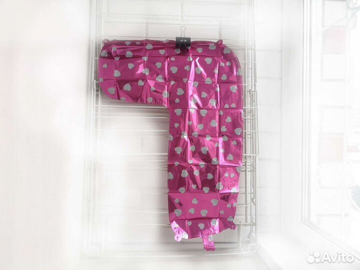 Воздушный шар цифра 7