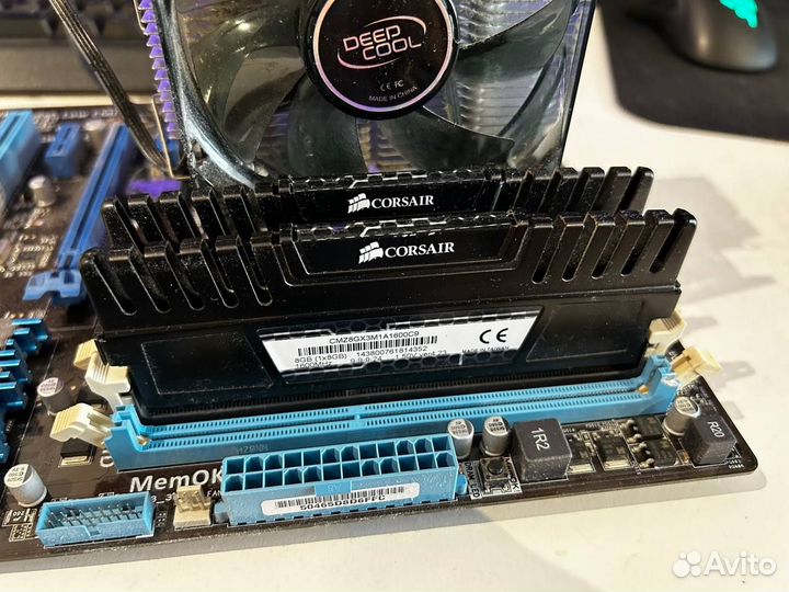 Xeon e3 1240 v2 LGA1155 + Asus P8h77-v +16gb DDR3