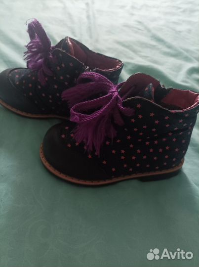 Ботинки осенние для девочки 24