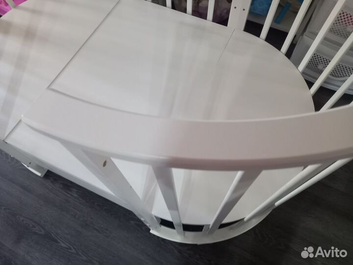 Кроватка трансформер 8 в 1 с маятником Новая