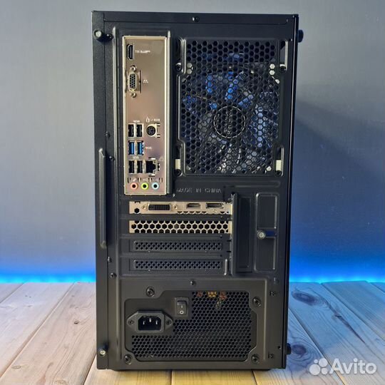 Игровой пк Intel i3-10105F/RTX 2060S/16гб/SSD/HDD