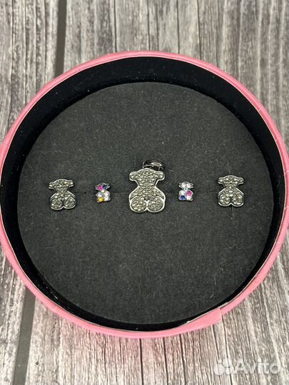 Tous серьги подвеска с марказитом