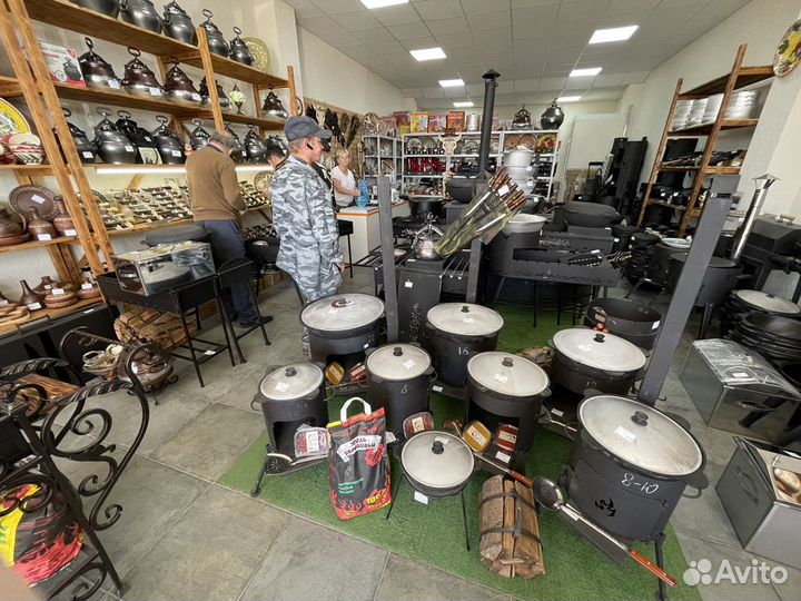 Казан чугунный 6 литров