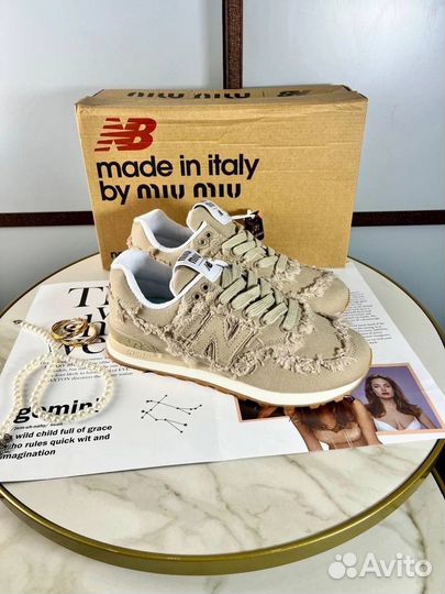 Кроссовки Miu Miu x New Balance 530 “Beige