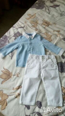 Костюм для мальчика, рубашка и брючки