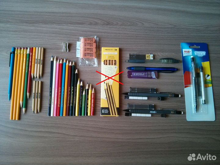 Карандаши / ластики / точилка