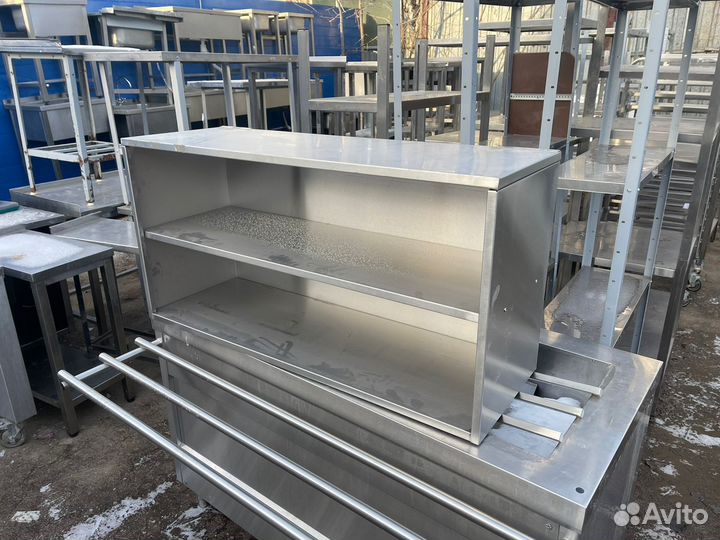 Полка настенная подвесная 1200х400х600