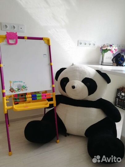 Мольберт для рисования, медведь большой