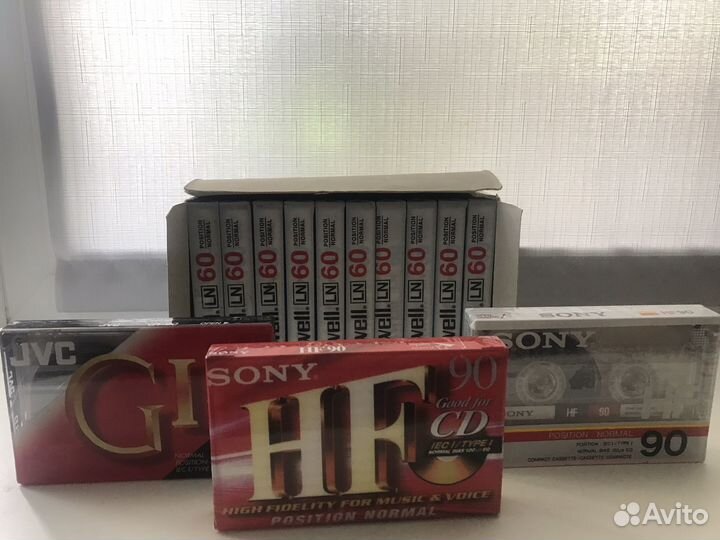 Аудиокассеты запечатанные