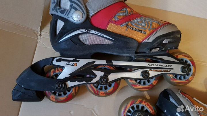 Ролики Rollerblade Microblade раздвижные 32-37