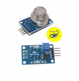 Модуль датчик MQ-2, 3, 4, 5, 6, 7, 8,9,135 Arduino
