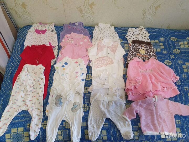 Пакет вещей для девочки 0- 3 месяца