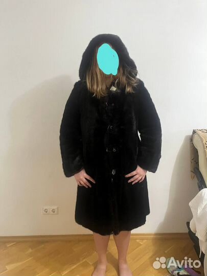 Шуба норковая 48 50 бу