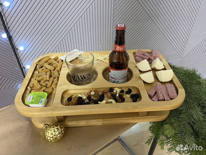 Подарок для мужчин-Поднос под пиво