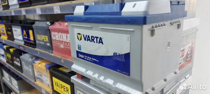 Аккумуляторы varta 60 74 100