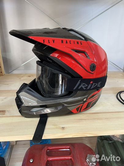 Fly racing шлем с очками