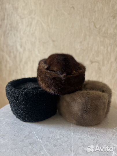 Норковая шапка мужская и женская