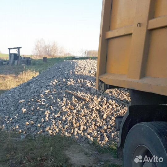 Щебень вторичный с доставкой