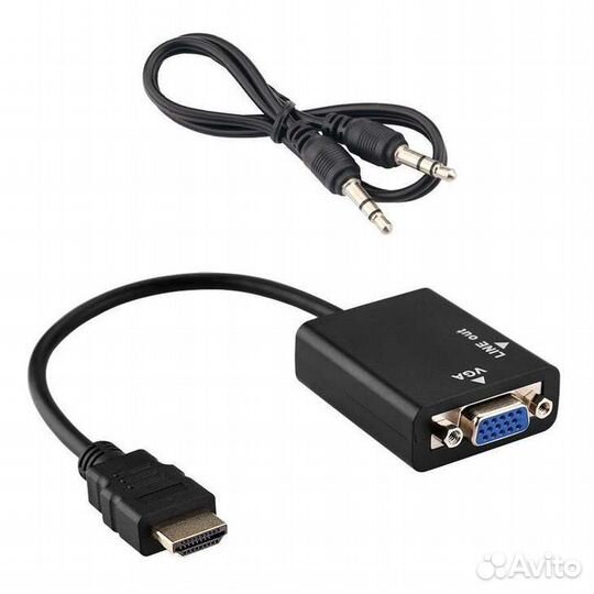 Видео инвертор hdmi на VGA со звуком J3,5