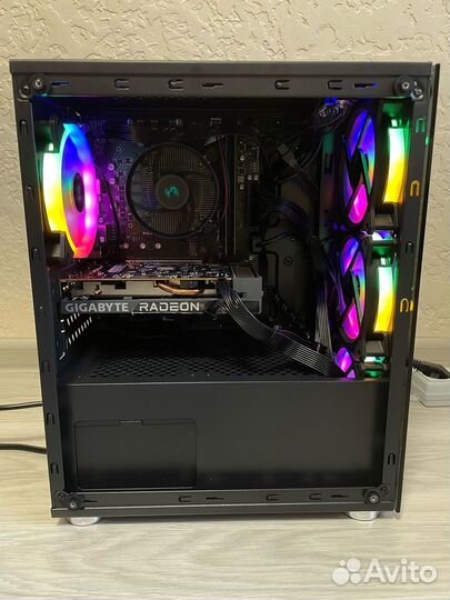 Игровой компьютер Intel Core i3-12100F+RX 6500 XT